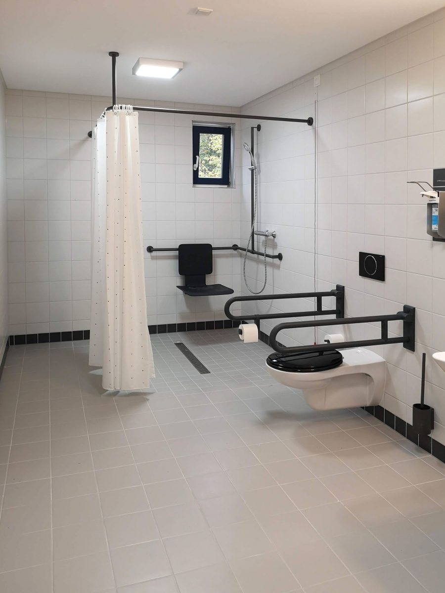 Umbau und Sanierung Paul-und-Charlotte-Kniese-Haus in Weinheim mit Fokus auf die Anforderungen von Seh- und Mehrfachbehinderten Menschen