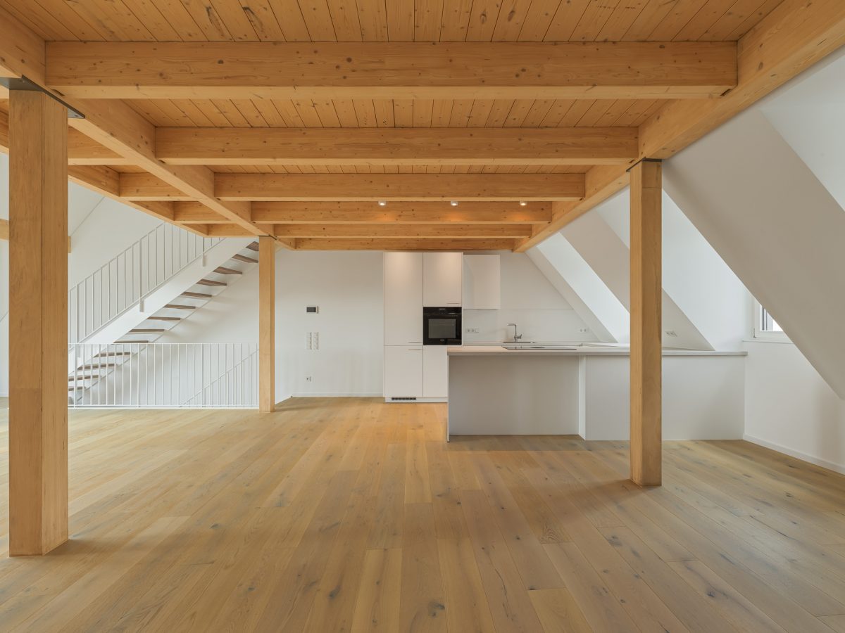 Neubau eines modernen Mehrfamilienhauses - Maisonettewohnung mit Galeriegeschoss